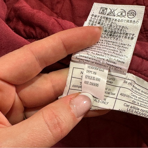 Eddie Bauer quilted corduroy jacket warm insulated heritage barn style L red - Picture 11 of 12